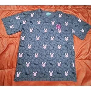 NEW YORK YANKEES Baseball MLB Bunny Women's Large Rabbit MLB Shirt Made in Italy